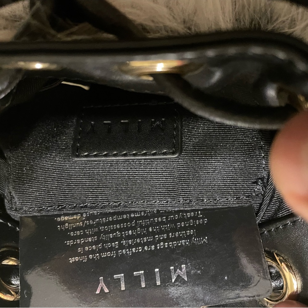 Milly little bag fur and leather